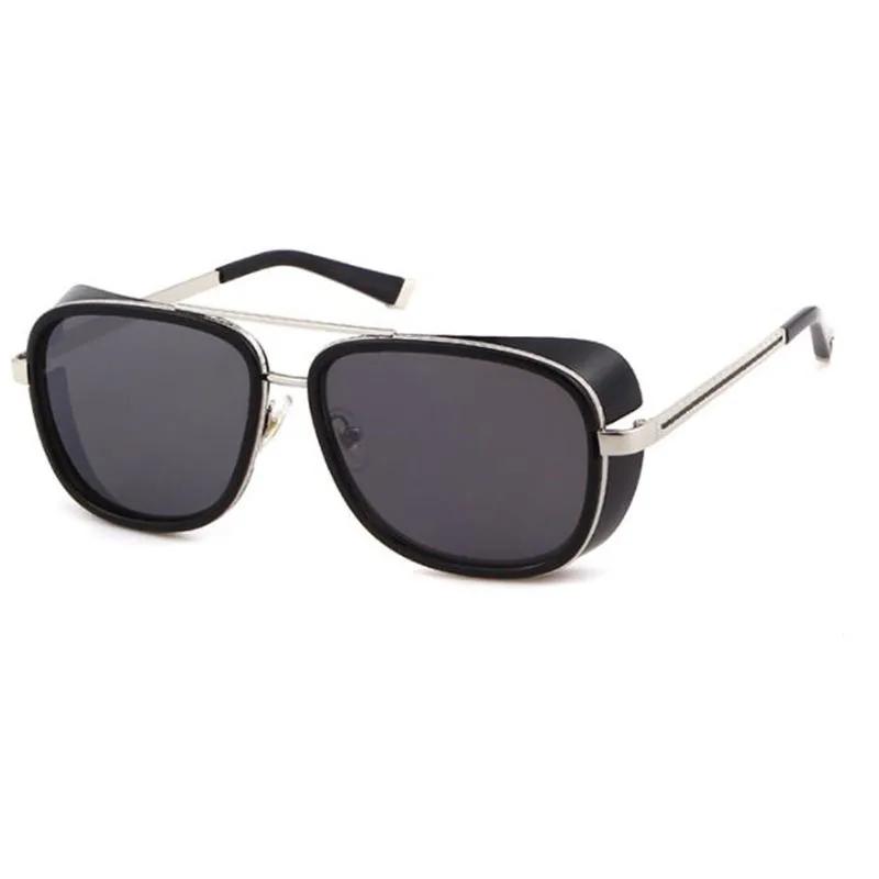 Men Vintage Metal Sunglasses Women Square Steampunk Sun Glasses -1.0 -2.0 -3.0 To -6.0