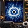 Wall Hanging Tapestry Hamburger SV Football Print Cloth for Living Room Bedroom Home Decor