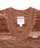 LEE Women'S Wool V-Neck Mix Knit Brown