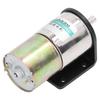 DC Worm Gear Motor Micro Brushed Self Locking Aluminum Alloy Industrial Electric Motor 12V 10W with Holder