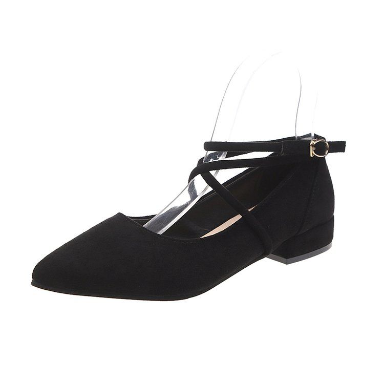 Black Ladies Shoes Strappy Pointed Toe on Sale Women's Closed Sandals Summer 2025 Comfortable Vip Vintage New Breathable Fashion