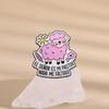 EL SEÑOR ES MI PASTOR Enamel Pins Pink Sheep Bible Quotes Brooches Lapel Badge Cute Cartoon Faith Jesus Jewelry Gift for Friends