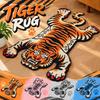 Non-Slip Tiger Area Rug Imitation Cashmere Cartoon Carpet Soft Home Decor Carpet  Bedrooms