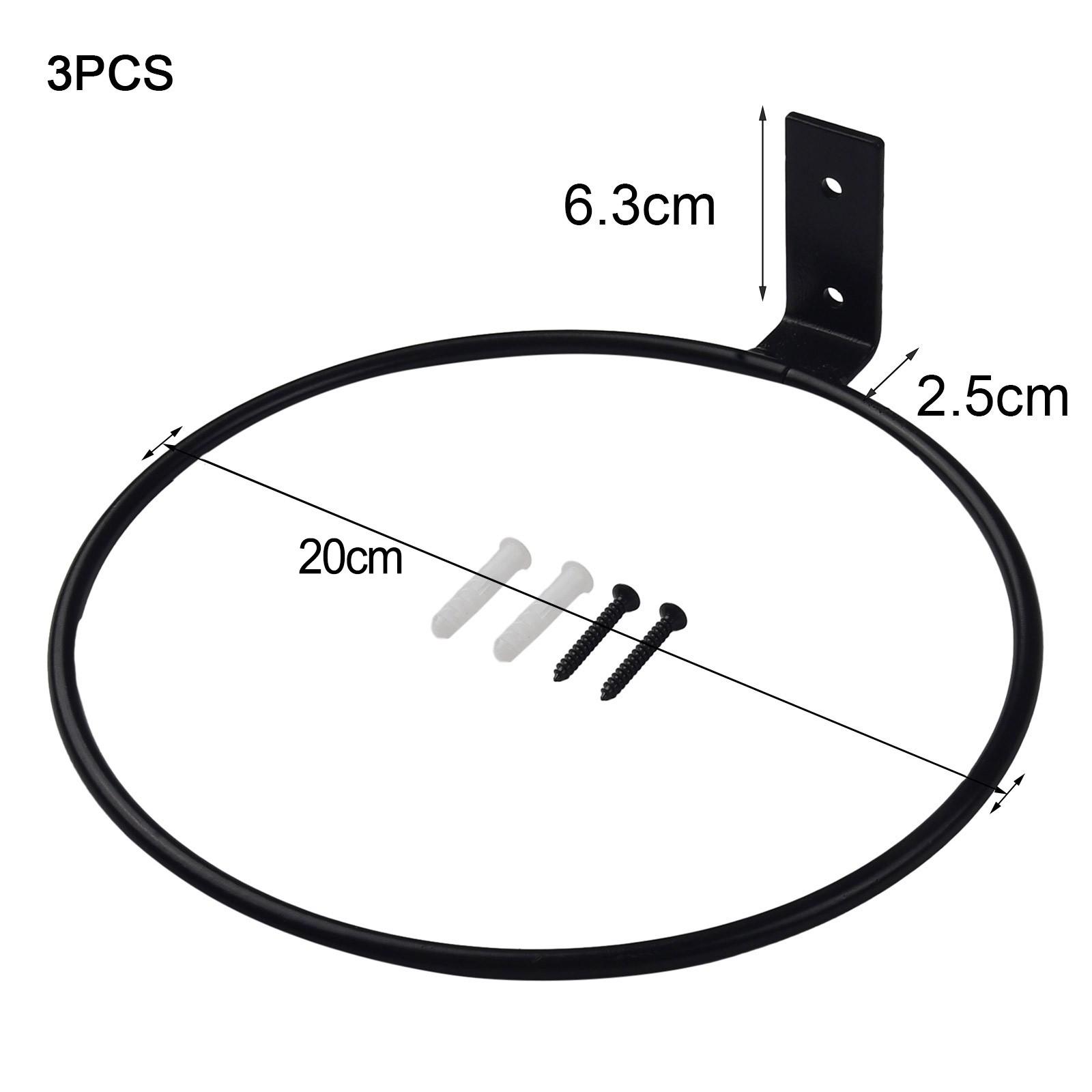 

Стеллаж для хранения с фиксированным кольцом, садовый кронштейн, железный лоток для домашних животных L