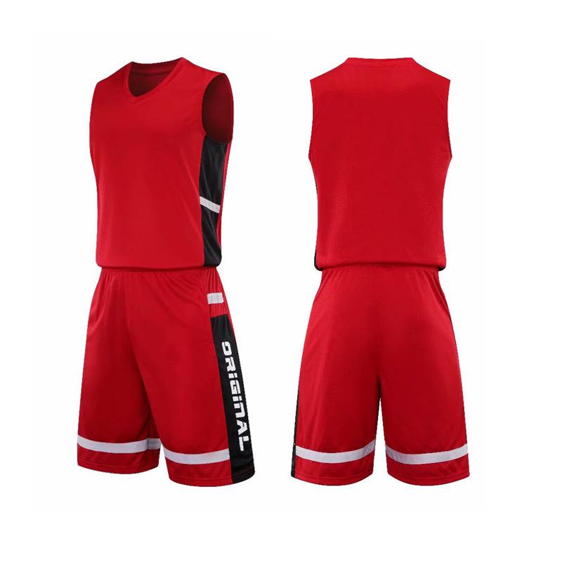 Quick-drying basketball jersey set Student personalized jersey Adult children's game training sports vest DIY printing number