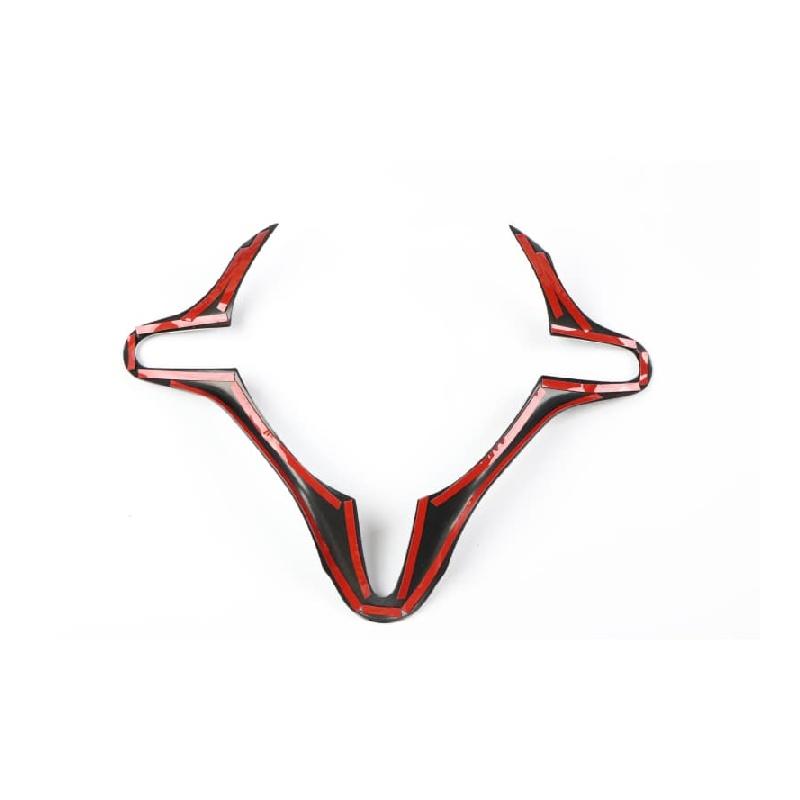 19year CRIDER Rear Cup Holder with Carbon Fiber Pattern Black Navigation Panel Is Used for Car Interior Decoration