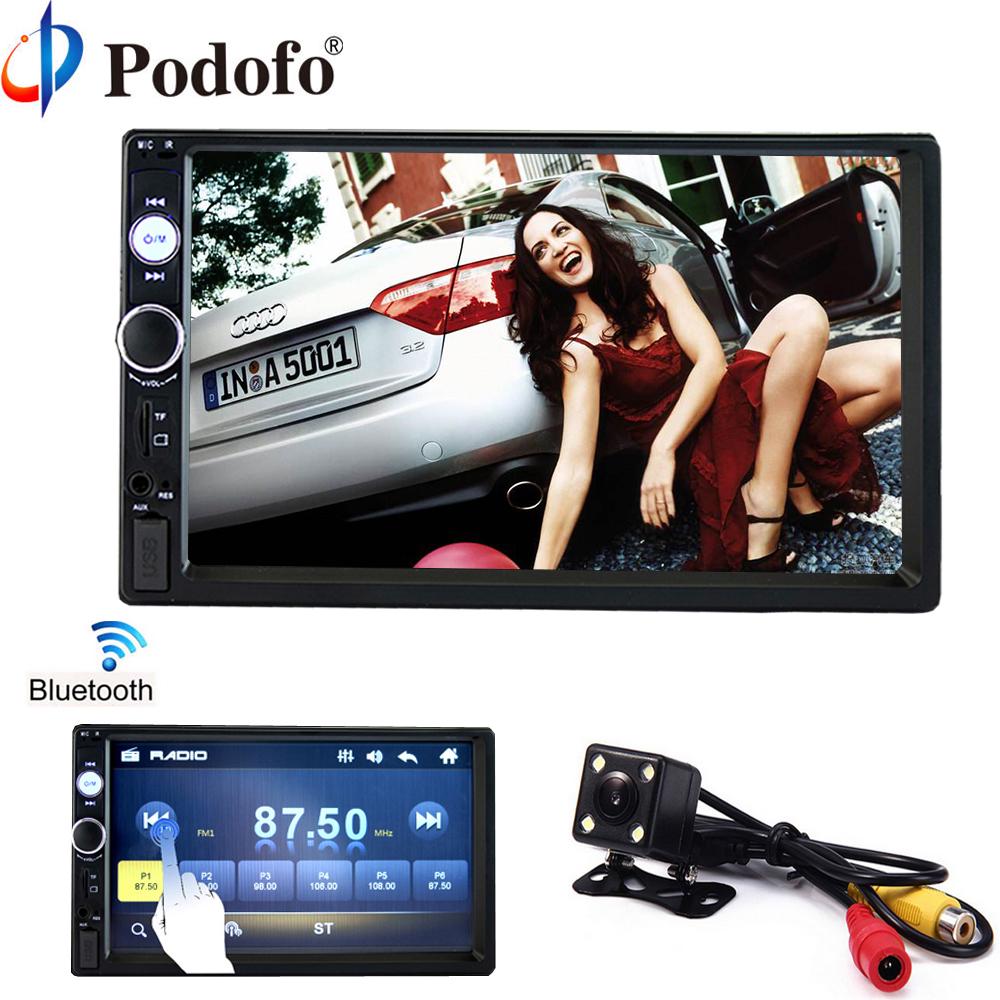 2 Din Car Multimedia Player 7010B Audio Radio 7" HD MP5 Touch Screen