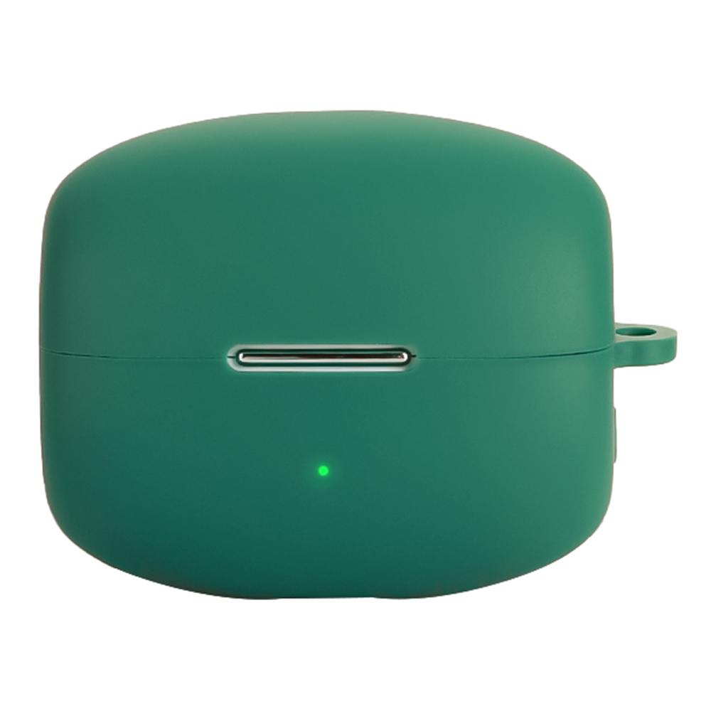 For Oppo Enco Clip Silicone Case Wireless Earphones Protective Cover with Anti-Lost Buckle