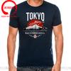 Trend Tokyo Japan T-Shirt for Men Print Cotton T Shirt Streetwear Short Sleeve Mount Fuji Sakura Urban City Fashion Tee Gift Top