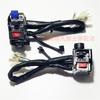 Silver Aluminum Motorbike Control Universal 22MM Motocross Controller Multifunction Metal Motorcycle Switch Moto Accessories