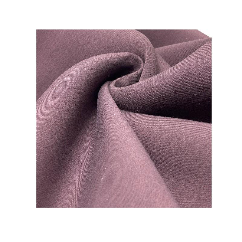 Double-Sided TR Interwoven Air Layer Cotton Elastic Sweatshirt Knit Fabric with Fishing Line