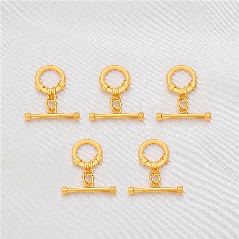 18K Gold-Filled Color-Safe DIY OT Clasp Bracelet & Necklace Jewelry Connectors