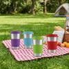 Rolled Edge Beer Cup 304 Steel Outdoor Cup Heat Insulated Water Cup Coffee Drinking