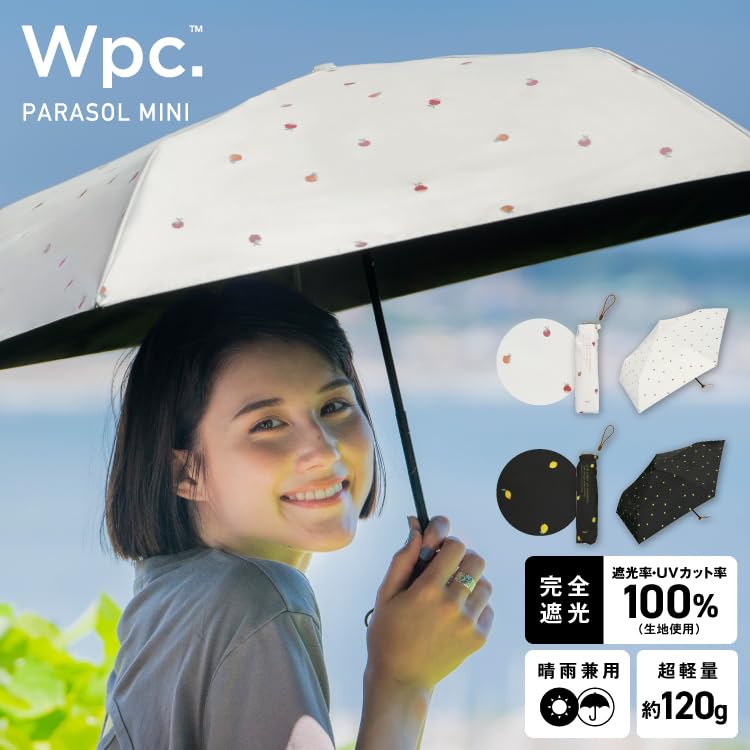Lightweight Sun Petit Light UV UPF Suitable for Rain or Folding Umbrella for and Stylish and Cute for Product [2025] Wpc. Umbrella, Fruits, Mini,