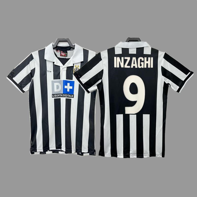 Juventus Retro Football Jersey Zidanedved Piero Inzaghi Buffon Ibrahimovic Cannavaro