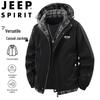 JEEP SPIRIT Herren Frühling Herbst Locker Kapuzenjacke Outdoor
