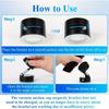 Vacuum Magnetic Car Phone Holder Magnet Suction Wall Bracket for iPhone 16 15 14 13 Pro Max Retractable Adjustable Mobile Stand