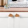 4/8pcs Bohemian Dresser Knobs, Natural Beechwood Drawer Knobs, Cloud Shape Wooden Dresser Pulls with Screws for Cabinets, Furniture, Drawers