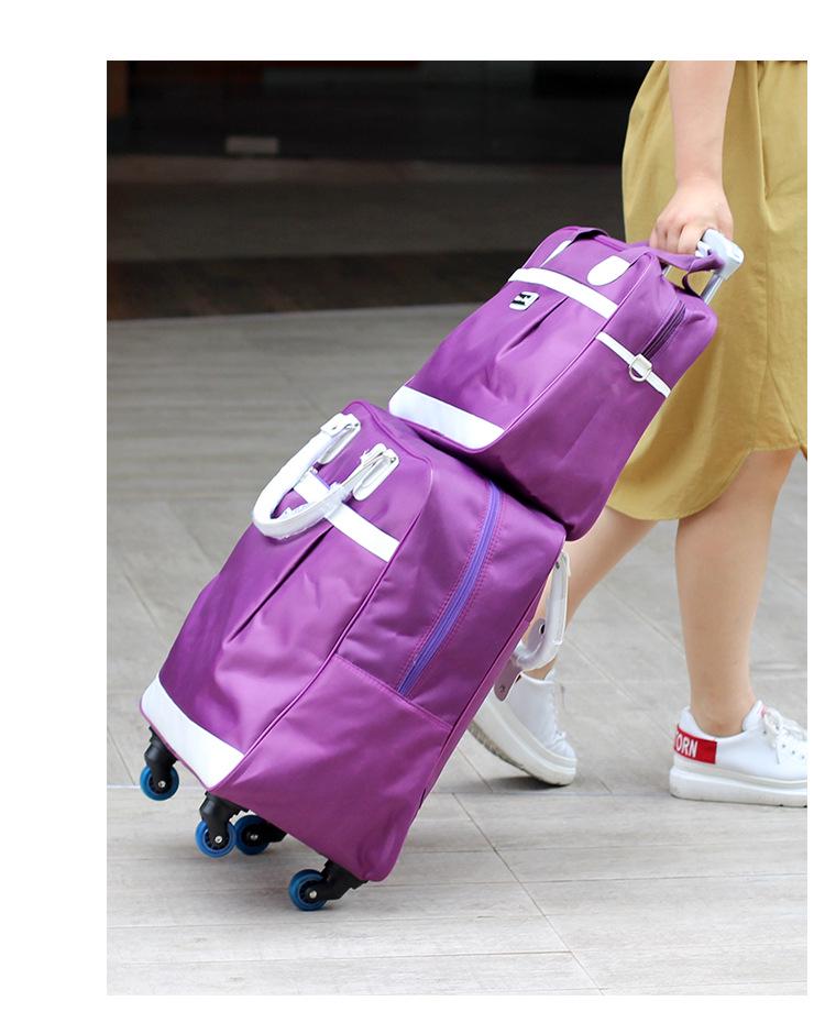 Leichte Damen-Handgepäck-Trolleytasche im koreanischen Stil