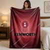 Coperta in Flanella con Stampa Kenworth Morbida Leggera Coperta Plaid in Peluche per Letto Divano Uso Domestico