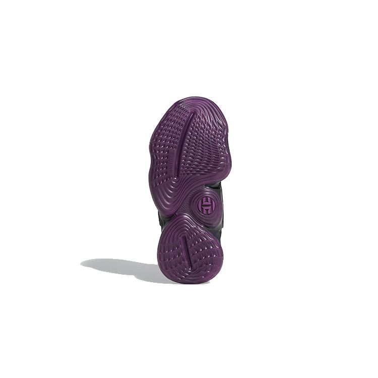 Adidas Harden Vol. 4 Breathable Low Top Kids Basketball Shoes Kids Basketball Shoes Black Blue EF9945