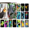 Phone Case For Motorola Edge 50 40 Pro 60 50 40 30 Ultra Neo Fusion Moto G85 G72 G53 G54 G84 G13 G32 Parrot Bird