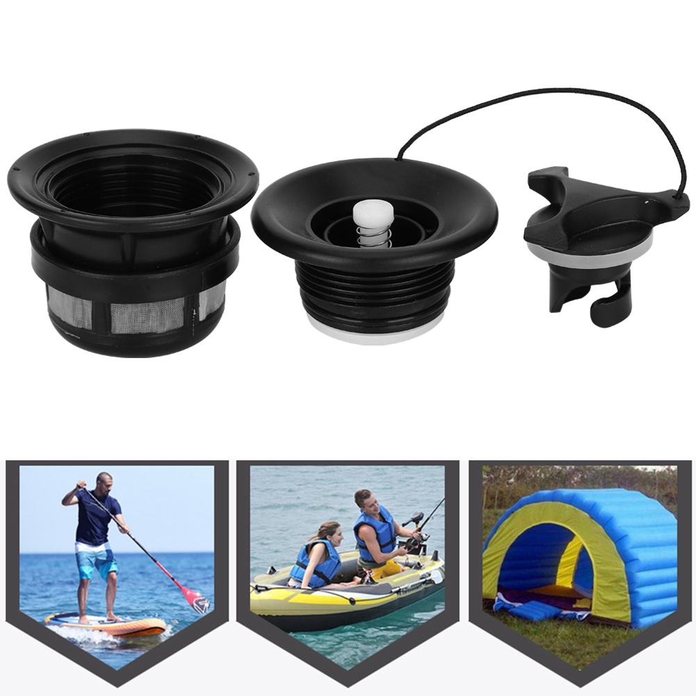 3Pcs Safety Air Valve with Filter Mesh Accessory for Inflatable Tent Boat Kayaks
