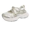 Korean Version of Velcro Dad Shoes Women, Summer Student Sports Running Shoes Casual Shoes Thick Soles Increase