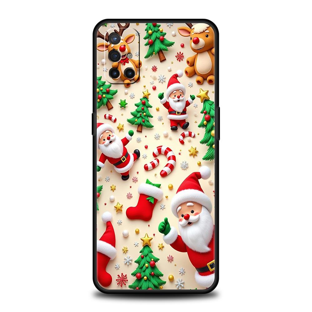New Year Christmas Phone Case For Oneplus 13R 13 12R 11 10T 10R Nord N100 N200 N10 10 9 9R 9RT CE 3 2 Z Pro 5G Soft TPU Cover