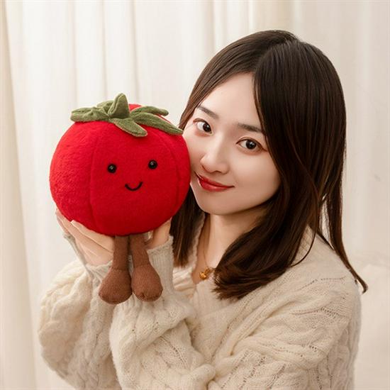 Australian Tomato Plush Doll - Cute Vegetable Cushion Gift