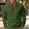 Herren Casual Stehkragen Langarm Jacquard Strickpullover