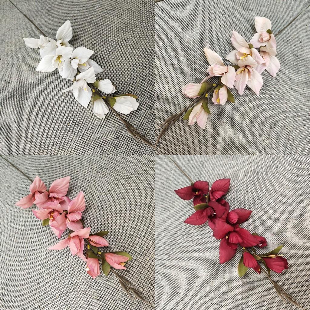 Butterfly Gladiolus Silk Flower Wedding Decor Bridal Centerpiece Decoration Home