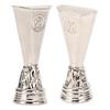 Mini Football Trophy Ornament Metal Trophy Model Fans Souvenir for Desktop Decoration 4.5cm
