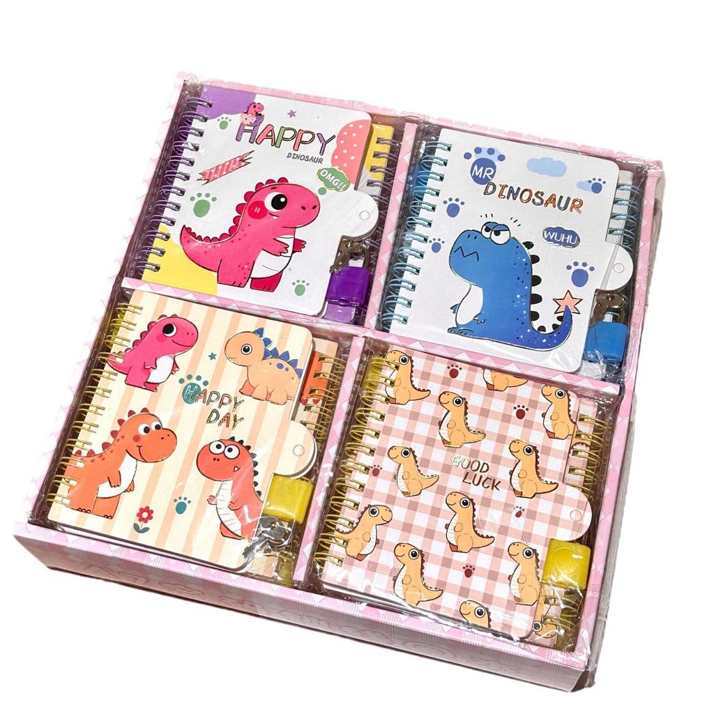 1Pc Dinosaur Cute Note Book Diary Planner Stationery Gift School Supplies Holiday Gift Novelty Stationery Teacher Party Favors Back To School