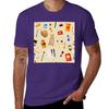 Tools and Materials for Creativity and Painting Seamless Pattern TShirt Cotton Graphic Tees Anime T Shirts for Men Cotton