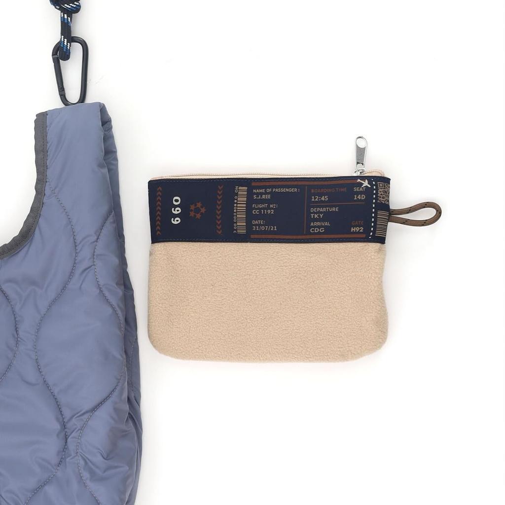 Cuco Original Pattern Tape Quilted Market Style Bag 2553111207 Blue (370)