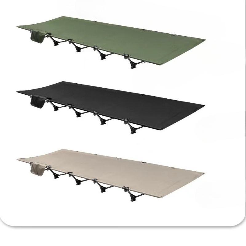 1Pc Folding Bed Outdoor Aluminum Alloy Hiking Camping Folding Camp Bed Portable Tent Bed Lightweight