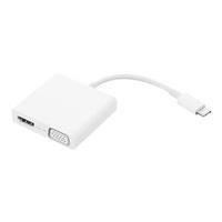 Hub USB-C 3-en-1 - LENOVO - GX90T33021 - HDMI/VGA/USB - Support 4K/1080p - Noir