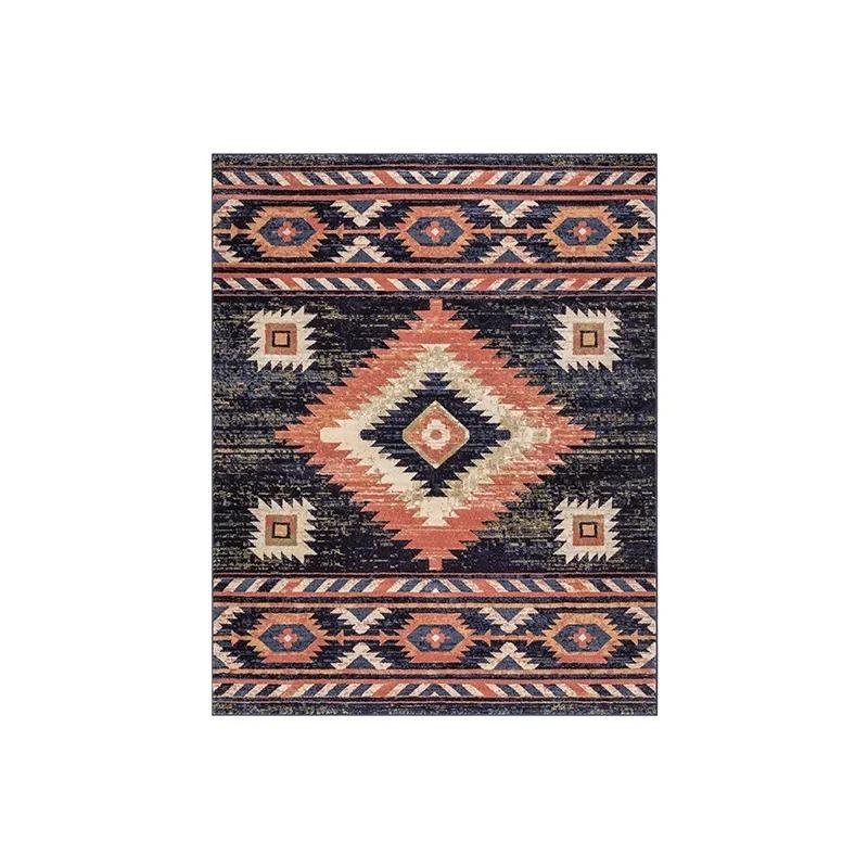 VIKAMA 1PC Living Room Sofa Coffee Table Cushion Bedroom Bed Blanket Home Decor Moroccan Crystal Velvet Carpet Large Area 50cmX80cm