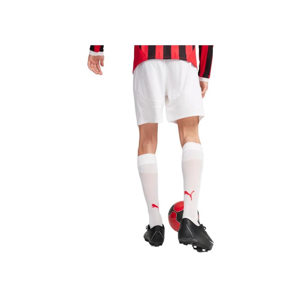 Puma AC Milan Series Comfortable Quick-Dry Outdoor Casual Loose-Fit Mid-Rise Sports Shorts Men Shorts White 775130-05