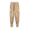 Men's Spring Sports Quick-drying Pants Youth Solid Color Mid-waist Multi-pocket Casual Pants