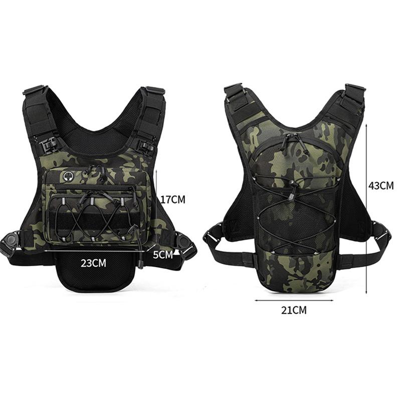 Zaino Pettorale per Corsa Gilet Sportivo da Esterno Zaino per Escursionismo Gara Maratona Borsa Uomo Donna Borsa Tattica Sportiva Zaino da Campeggio