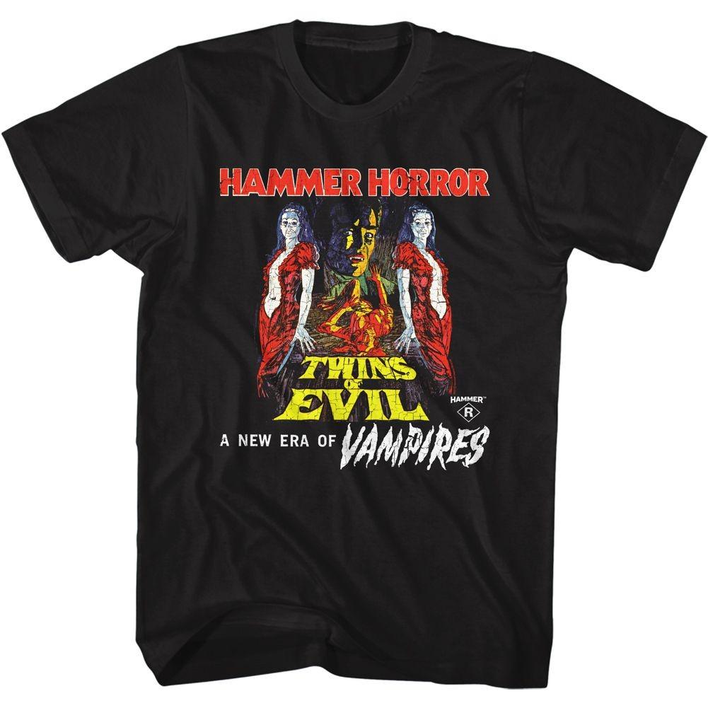 Hammer Horror Twins Of Evil Poster Movie Shirt XXL