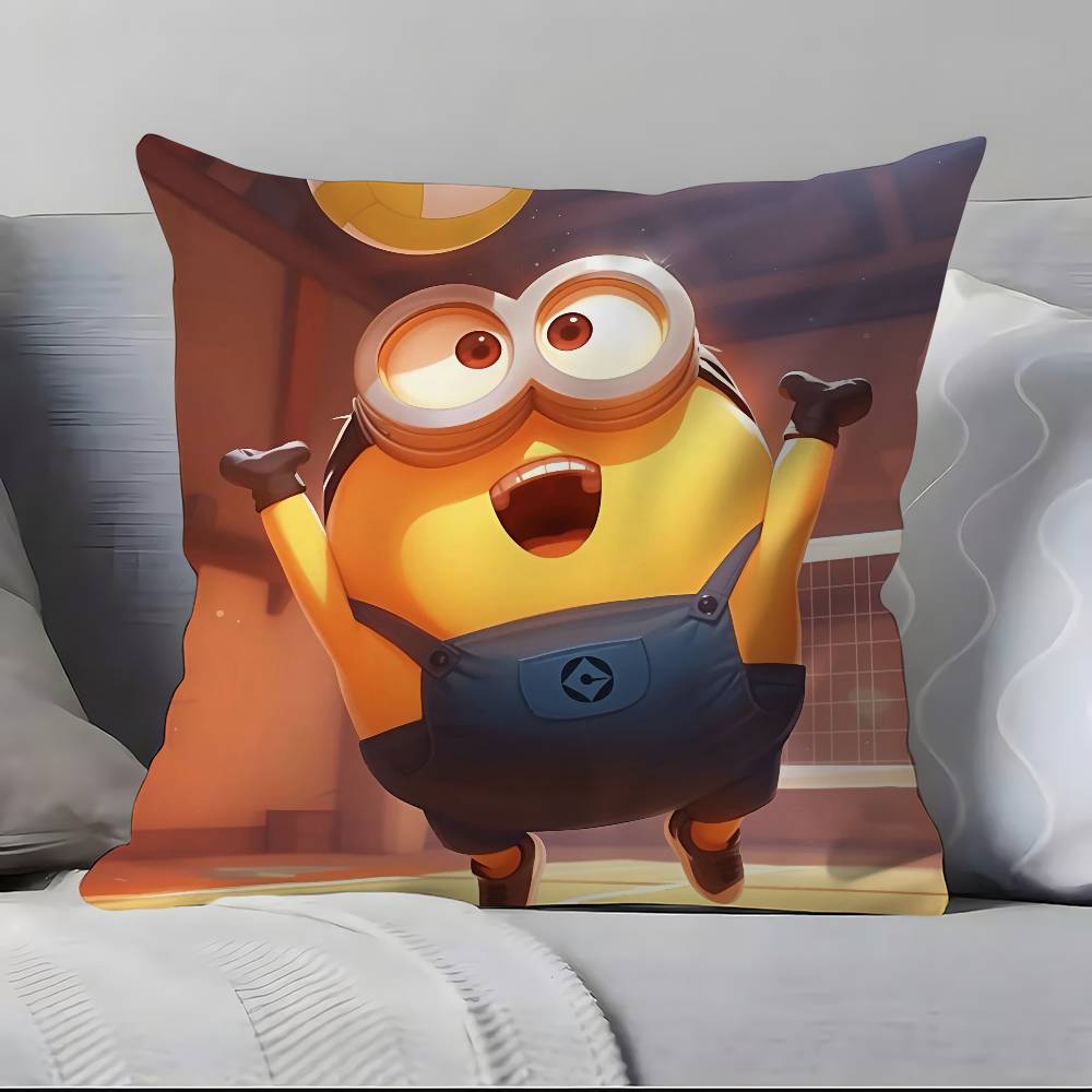 Cute Cartoon Thief Dad M-M-Minions Pillow Case Pillowcase Soft Skin Friendly & Comfortable With A Hidden Zipper