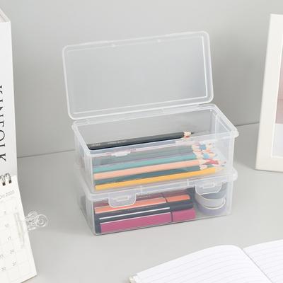 1 Stück Federmäppchen Box PP Material Transparentes Federmäppchen Beutel Schreibwaren Schule Federmäppchen Zubehör Stiftaufbewahrungsbox