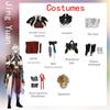 Ysir Jingyuan Cosplay Suit: Collapse Star Dome Railway Game Playsuit Set: Jingyuan Halloween Cosplay