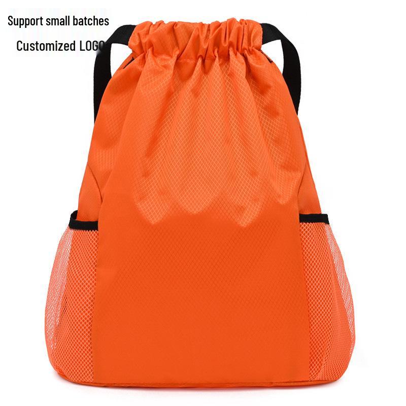 Custom Logo Drawstring Backpack: Gym, School, Tutoring & Shopping Bag