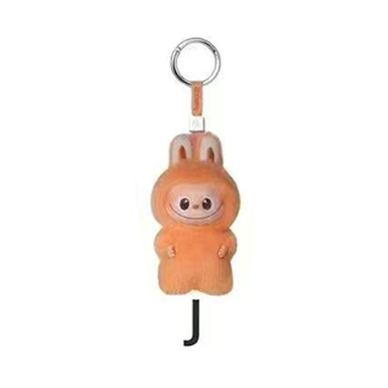 POP MART Fourth Generation Small Pendant Vinyl Face Plush Doll Keychain Blind Box