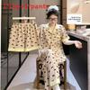 Cloud Cotton Sleepwear Set For Women With Chest Padding Summer Casual Homewear For Girls