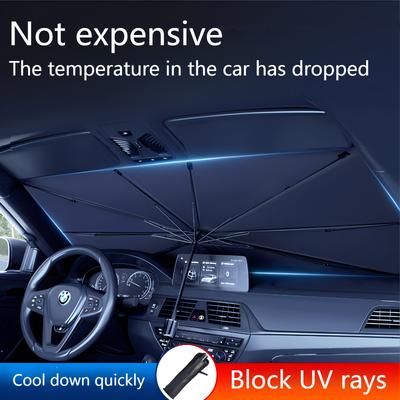 Auto-Sonnenschutz, Front-Sonnenschutz, Sonnenschutz, Wärmedämmung, einziehbar und faltbar, Universalmodell für alle Serien